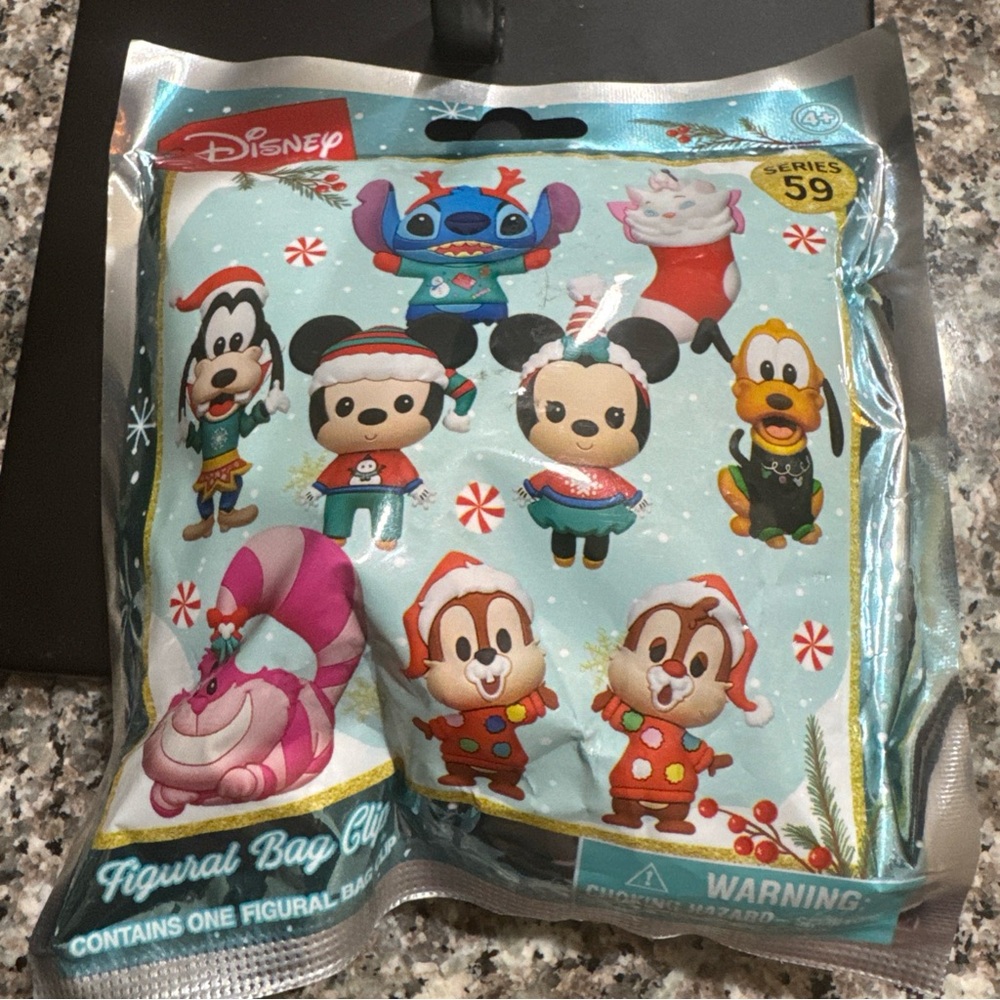 Disney Series 59 Holiday Character Bag Clip